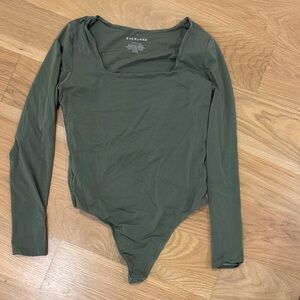 Everlane square neck bodysuit